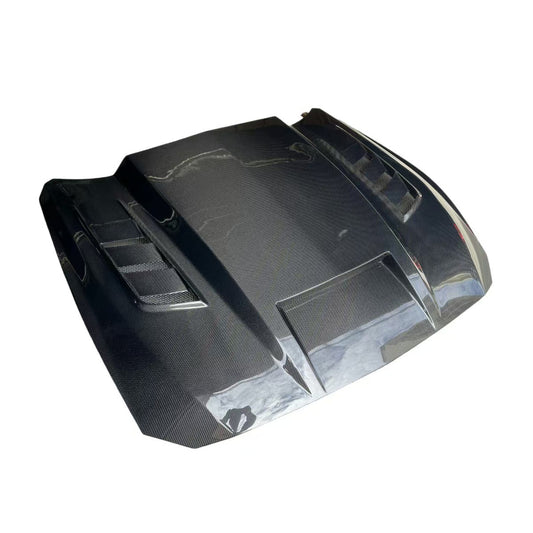 Ford Mustang S650 (2024+) - TF Style Carbon Fiber Hood