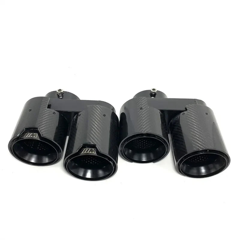 BMW G05 X5 / G06 X6 / G07 X7 – Carbon Fiber Quad Style Exhaust Tips