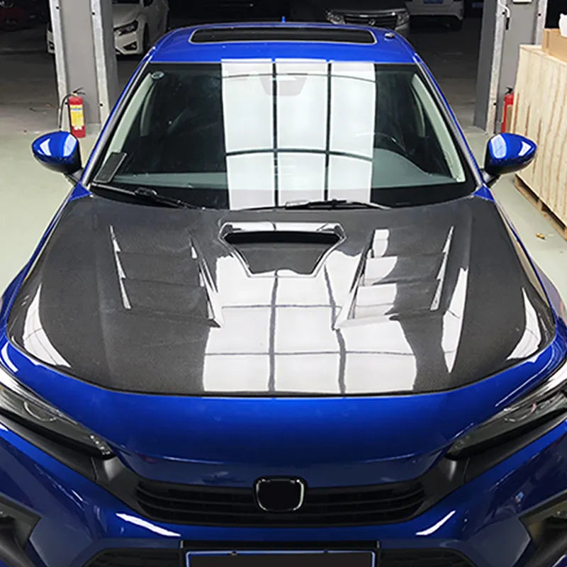 Honda Civic 11th Gen (2022-2024) - Vented Carbon Fiber Engine Hood