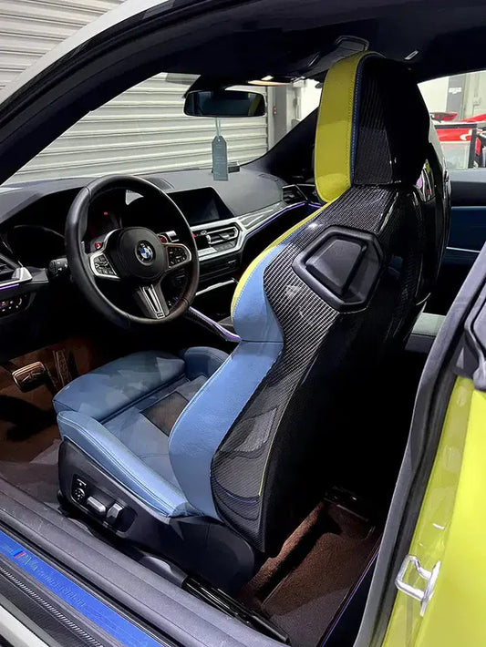 BMW G80 M3/G82/G83 M4/ F91/F92/ & F93 M8 Carbon Fiber Rear Seat Cover