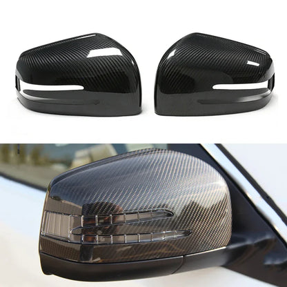 Mercedes-Benz W463 G-Class, W166 GLE/M-Class & X166 GL/GLS (2012–2018) – Real Carbon Fiber Mirror Cap Replacement Set