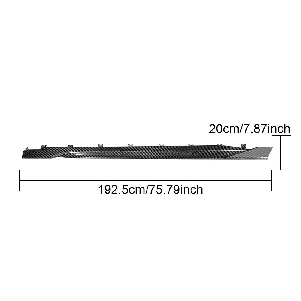 Ford Mustang S650 EcoBoost / GT Coupe (2024+) - Carbon Fiber Side Skirts