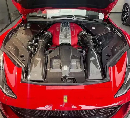 Ferrari 812 - Dry Carbon Fiber Engine Bay Kit