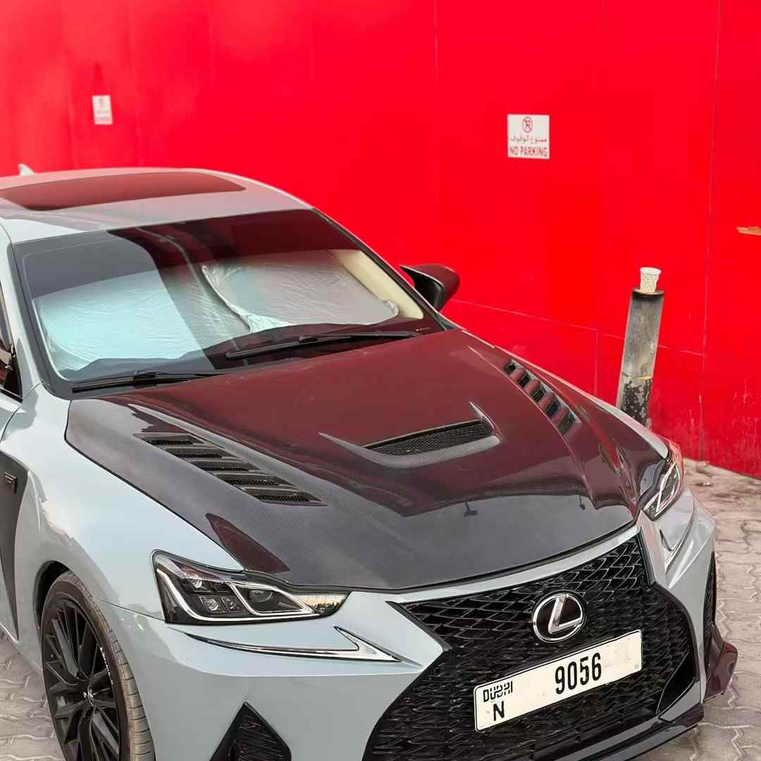 Lexus IS Series (2014–2020) - Carbon Fiber Vented Hood