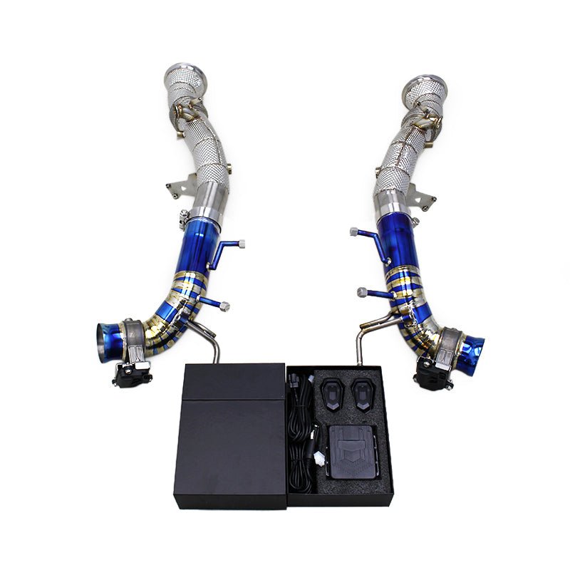 Ferrari 296 3.0T – Titanium Axle-Back Exhaust & Catless Downpipes