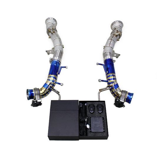 Ferrari 296 3.0T – Titanium Axle-Back Exhaust & Catless Downpipes