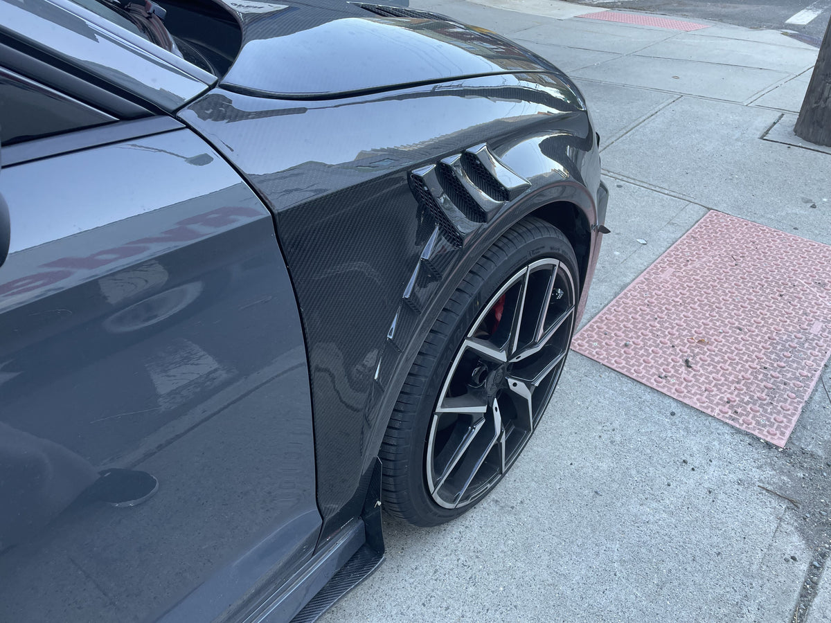 Audi RS3/S3/A3 - Carbon Fiber Front Vented Fenders