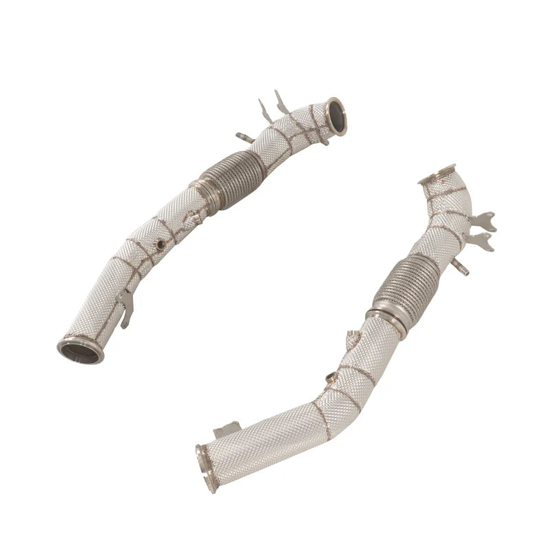 Maserati MC20 - High Performance Exhaust Downpipes with Heat Shield