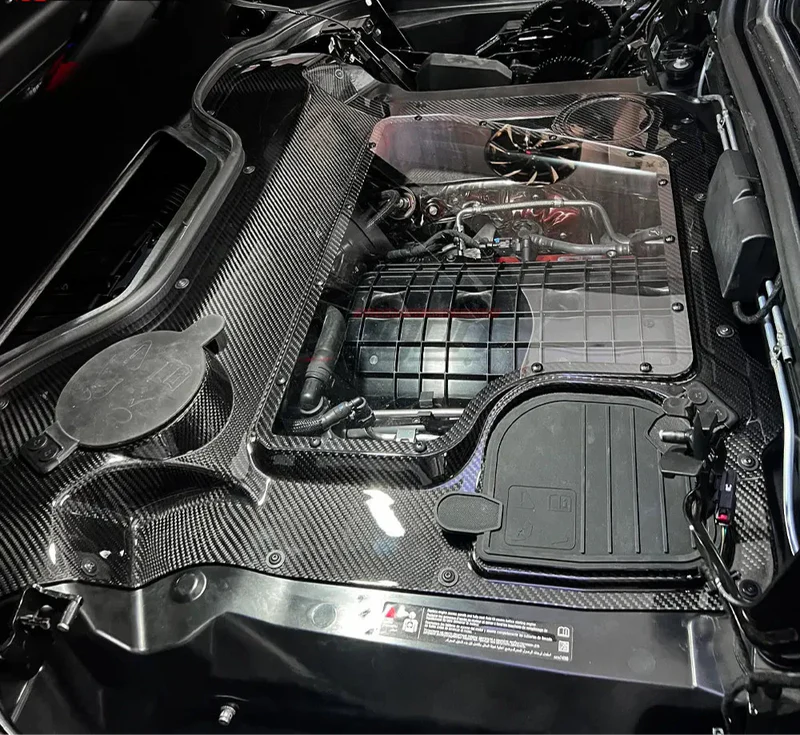 Corvette C8 Z51 Z06 HTC Convertible – Prepreg Carbon Fiber Engine Bay Cover