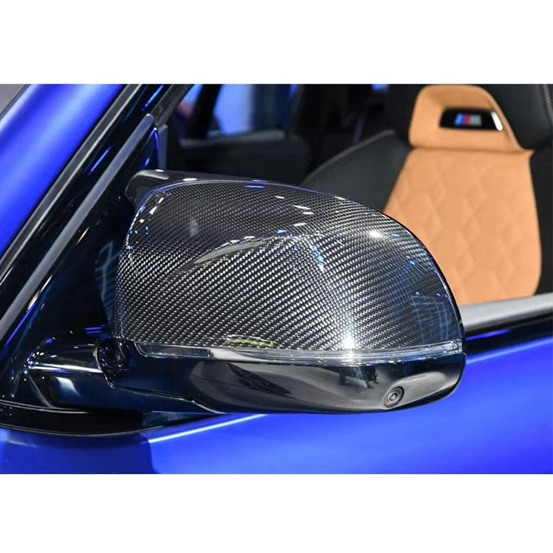 BMW G01 X3 / G02 X4 / G05 X5 – M Style Carbon Fiber Mirror Caps