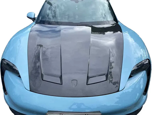 Porsche Taycan 9J1 - Carbon Fiber Vented Front Hood Bonnet (RWD/4S/GTS/Turbo/S)