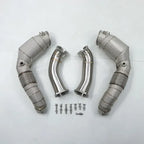 BMW G05 G06 G07 X5 X6 X7 M60i – Performance Exhaust HeatShield Downpipes Set