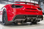 Ferrari 488 - AP Style Carbon Fiber Rear Diffuser