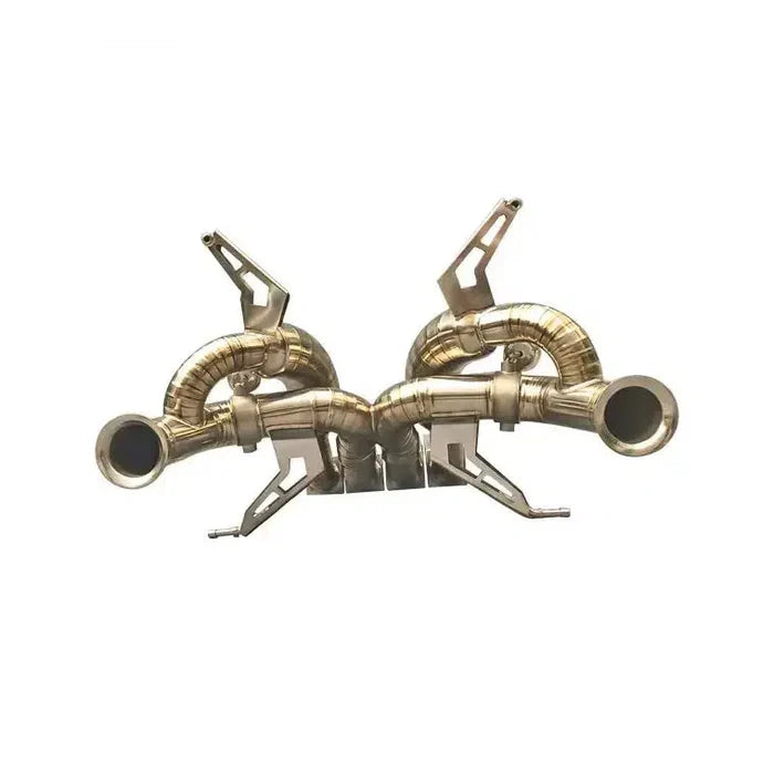Lamborghini Aventador LP700 / LP720 / LP740 - Titanium Gold Straight Pipe Exhaust