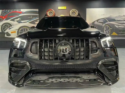 Mercedes-Benz W167 & C167 GLE350/GLE450/GLE580/GLE53/GLE63 AMG (2020–2025) – Carbon Fiber Front Grille