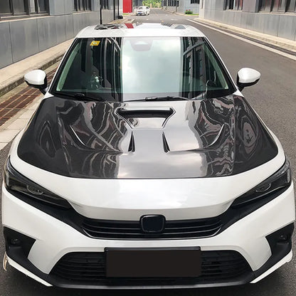 Honda Civic 11th Gen (2022+) – V2 Carbon Fiber Vented Hood