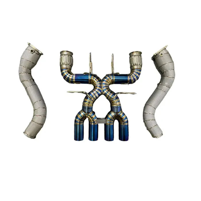 McLaren 765LT - Titanium X Pipe Exhaust System