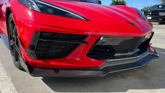 Corvette C8 – Carbon Fiber V Style Front Lip