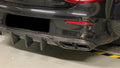 Mercedes C63 Coupe (W205) Carbon Fiber Rear Finned Diffuser | 2015–2019