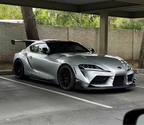 Toyota A90 Supra - V Style Carbon Fiber Front Lip