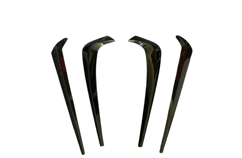 Lexus LC500 LC500H - Carbon Fiber Front Bumper Canards Trim