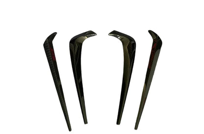 Lexus LC500 LC500H - Carbon Fiber Front Bumper Canards Trim