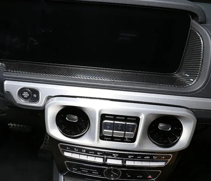 Mercedes-Benz G-Class W463 G350/G500/G63 (2019–2023) - Carbon Fiber Dashboard Display Screen Frame Trim