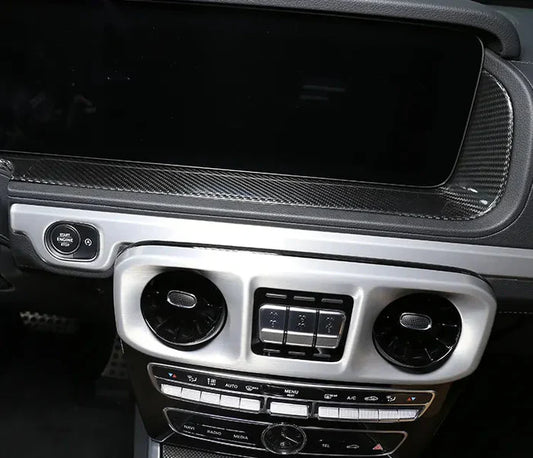 Mercedes-Benz G-Class W463 G350/G500/G63 (2019–2023) - Carbon Fiber Dashboard Display Screen Frame Trim
