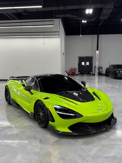 McLaren 720S / 750S / 765LT - R Style Carbon Fiber Hood Bonnet