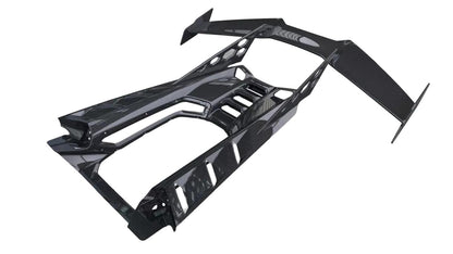 Lamborghini Revuelto – DK Style Carbon Fiber Rear Engine Plate & Wing