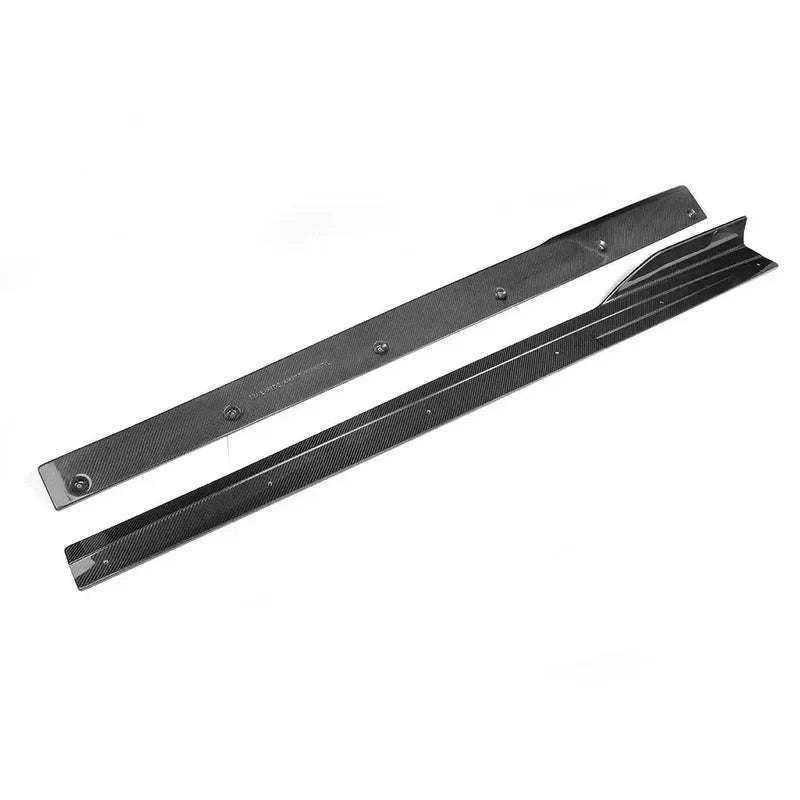Ferrari 458 - AP Style Carbon Fiber Side Skirt Extensions