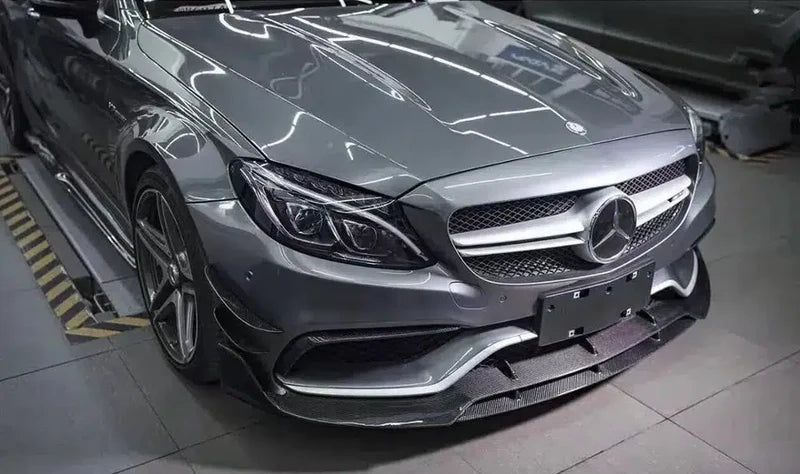Mercedes C63 W205 – Carbon Fiber Front Lip