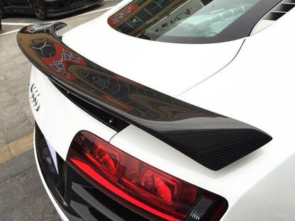 Audi R8 Gen 1 Carbon Fiber Wing With Base Panel Plate