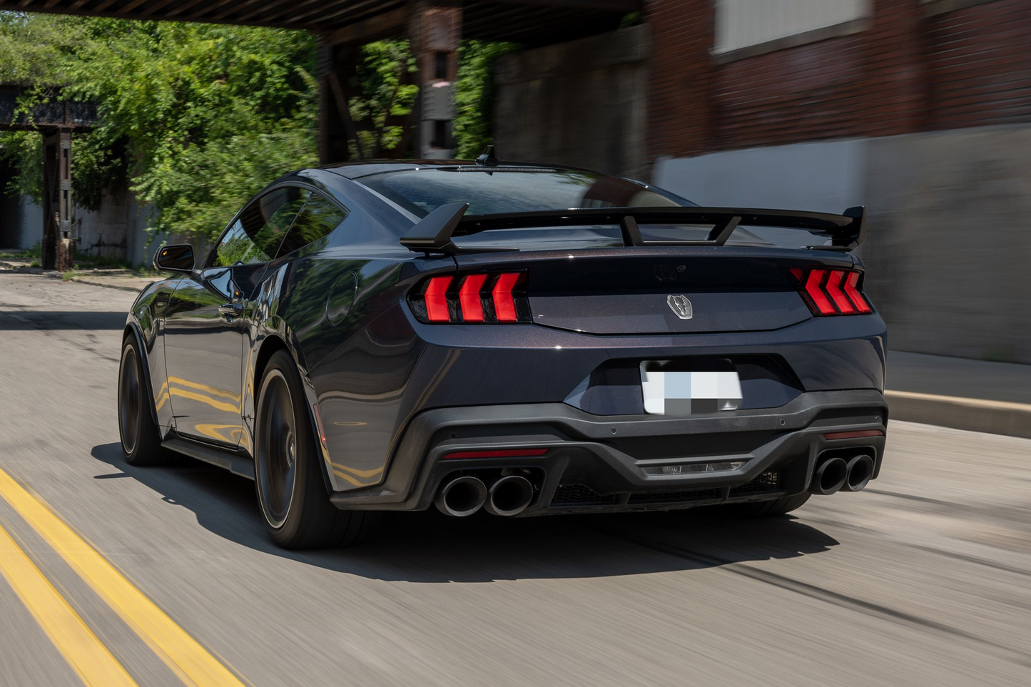 Ford Mustang S650 (2024+) - Dark Horse Style Carbon Fiber Rear Wing Spoiler
