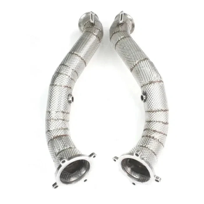 McLaren 765LT – Cat-Less Downpipes with Heat Shield