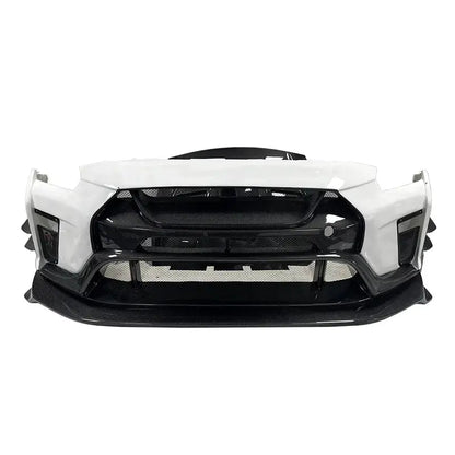 Nissan GT-R R35 - VRS Style Carbon Fiber Front Bumper w/ Front Lip