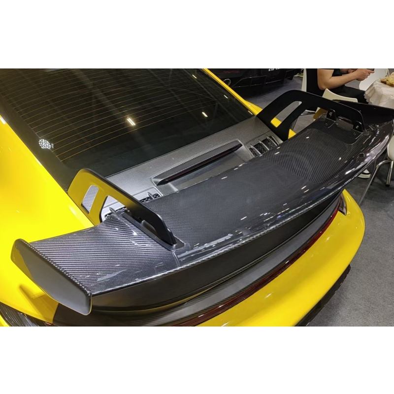Porsche 911 / 992 – GT3 Style Carbon Fiber Wing & Base