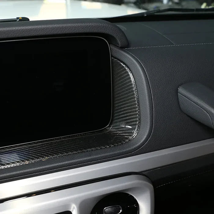Mercedes-Benz G-Class W463 G350/G500/G63 (2019–2023) - Carbon Fiber Dashboard Display Screen Frame Trim