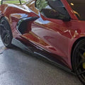 Chevrolet Corvette C8 – Carbon Fiber Side Skirts