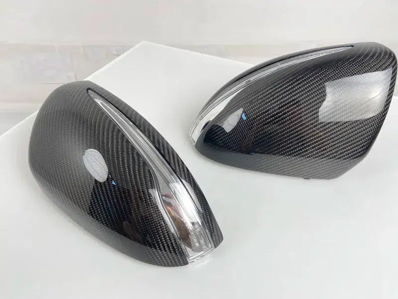 Mercedes W205 / W213 / W222 – Carbon Fiber Mirror Cap Replacements