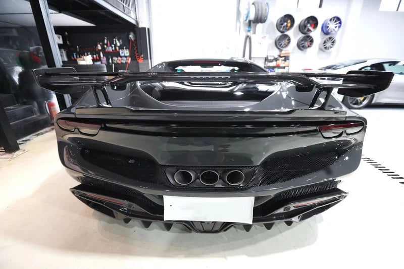 Ferrari 296 GTB/GTS - Prepreg Carbon Fiber Rear Spoiler Wing
