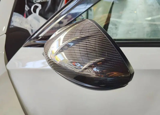 Honda Civic Type R FL5 & 11th Gen Civic – Dry Carbon Fiber Replacement Mirror Cap Covers