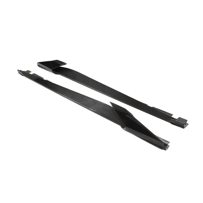 Ferrari 488 - AP Style Carbon Fiber Side Skirt Extensions