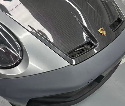 Porsche 992 – Carbon Fiber GT3 Style Vented Hood