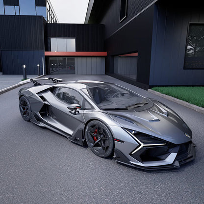 Lamborghini Revuelto – DK Style Carbon Fiber Side Skirts