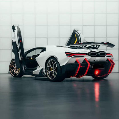 Lamborghini Revuelto – DK Style Carbon Fiber Rear Engine Plate & Wing
