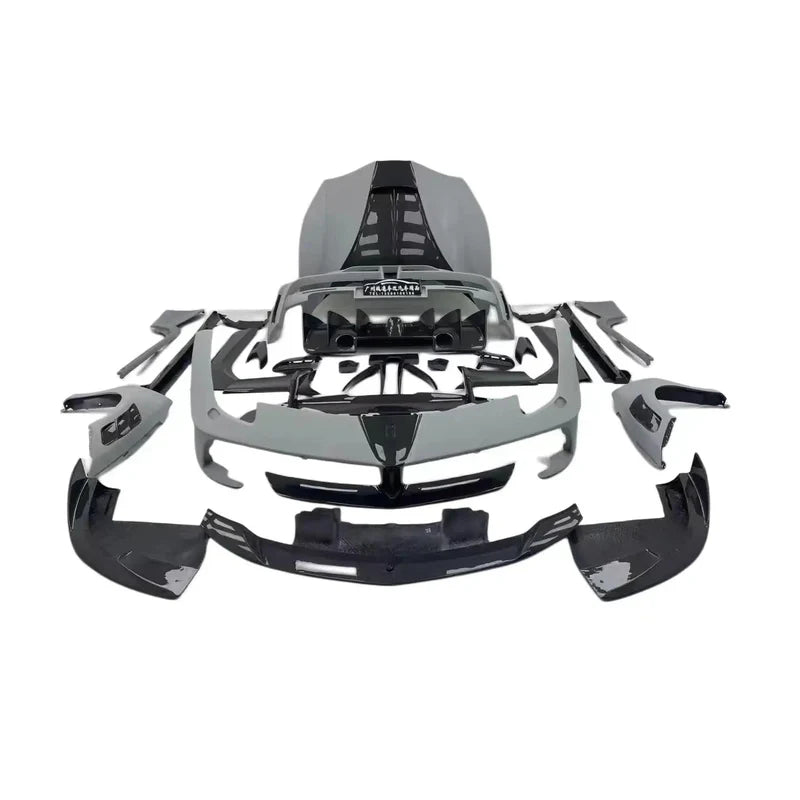 Ferrari 488 GTB 2015-2018 - M Style Carbon Fiber Aerodynamic Full Body Kit