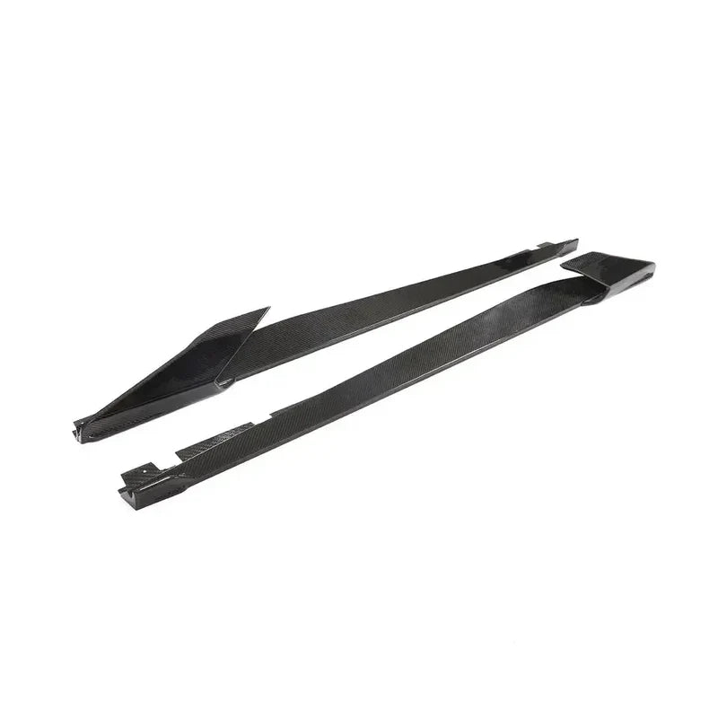 Ferrari 488 - AP Style Carbon Fiber Side Skirt Extensions