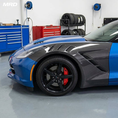 Chevrolet Corvette C7 Stingray / Z06 (2014–2019) - Carbon Fiber Vented Front Fenders