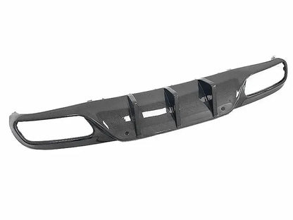 Mercedes C63 Coupe (W205) Carbon Fiber Rear Finned Diffuser | 2015–2019